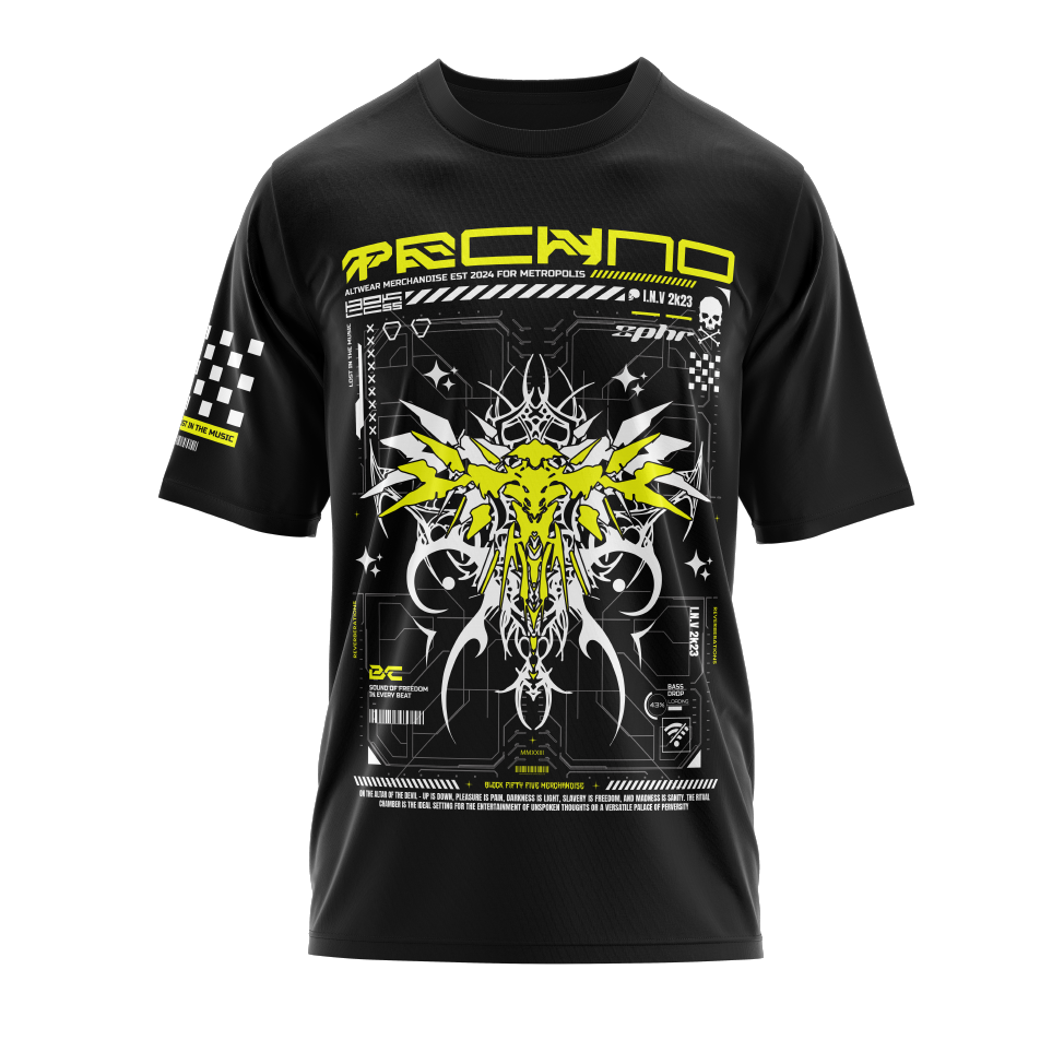 B3 Techno Version T-Shirt Underground Ravewear – BLOCK55