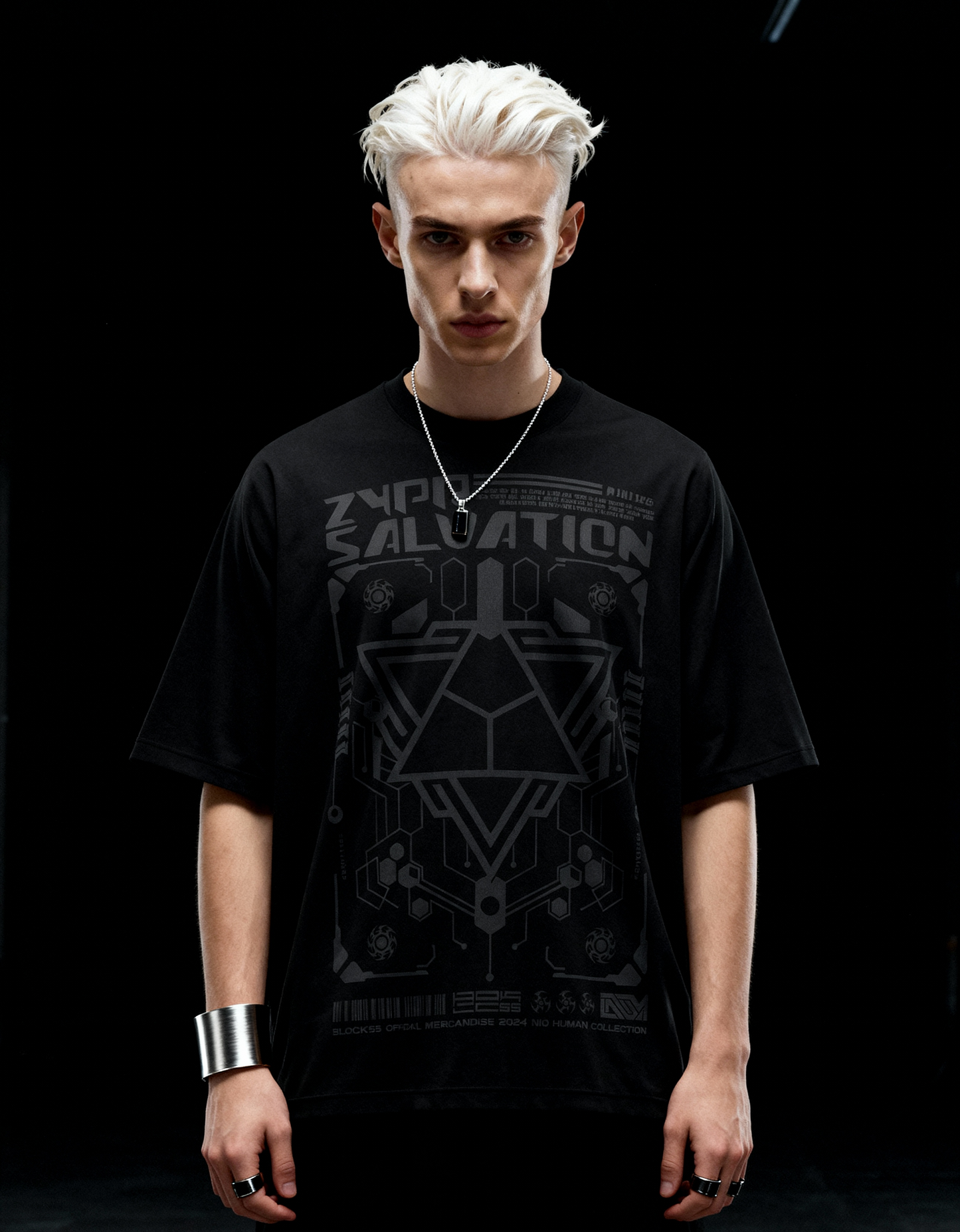 CYBER-SALVATION [ BLACK ON BLACK PRINT ]