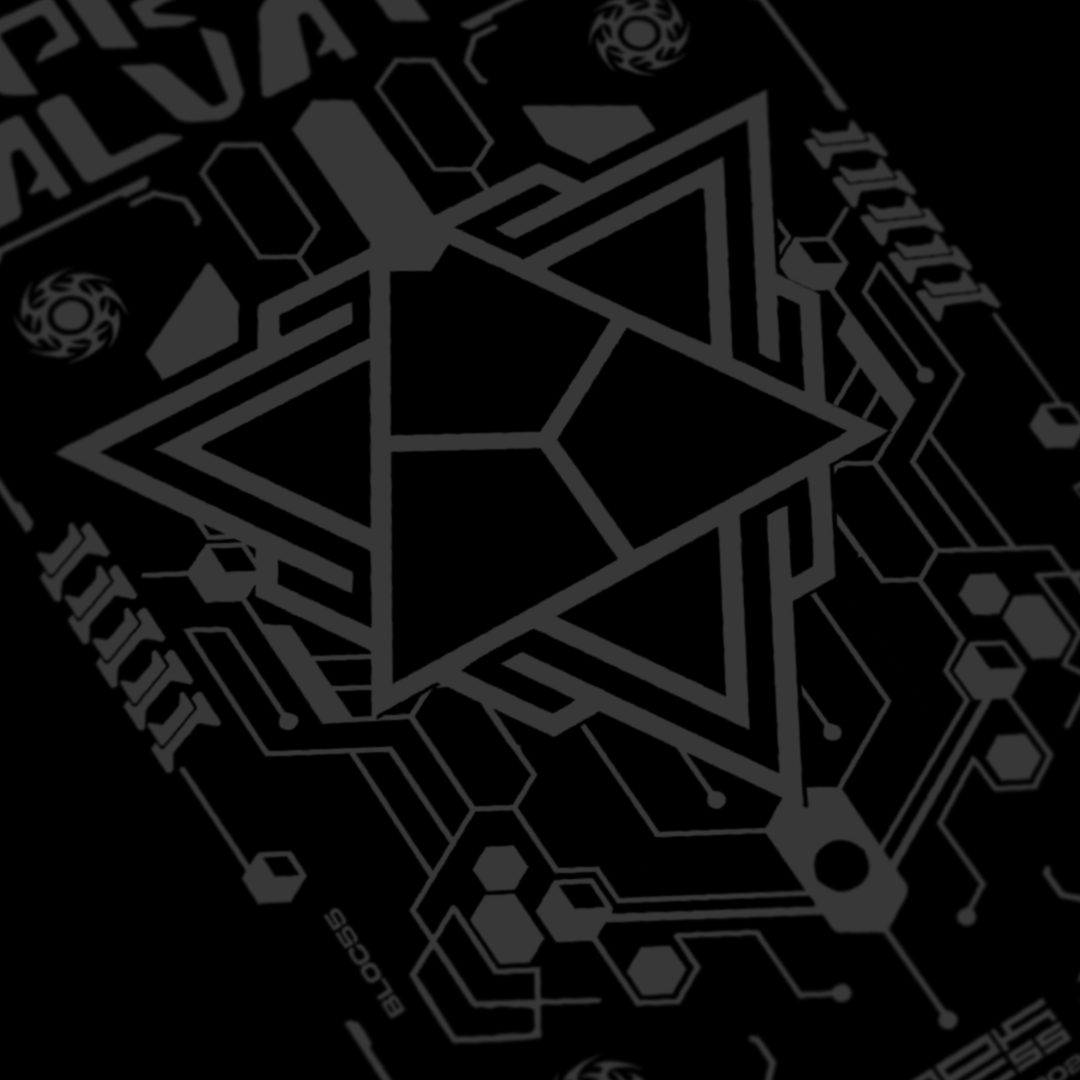 CYBER-SALVATION [ BLACK ON BLACK PRINT ]