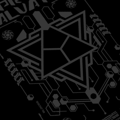 CYBER-SALVATION [ BLACK ON BLACK PRINT ]