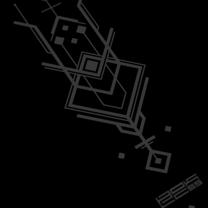 CYBER-SALVATION [ BLACK ON BLACK PRINT ]