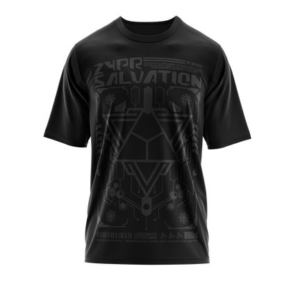 CYBER-SALVATION [ BLACK ON BLACK PRINT ]